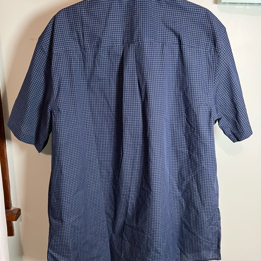 Van Heusen Blue Casual Button Down Shirt - Picture 4 of 4